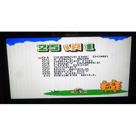 CONSOLE VIDEO VINTAGE TECHNIGAME 25 JEUX