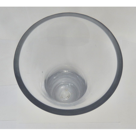 GRAND VASE EN VERRE EPAIS