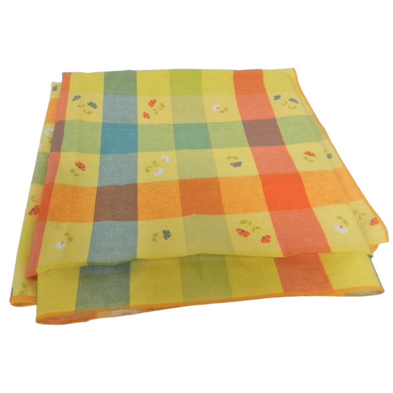 NAPPE CARRE 145X140CM 100% COTON OLIBO ITALY