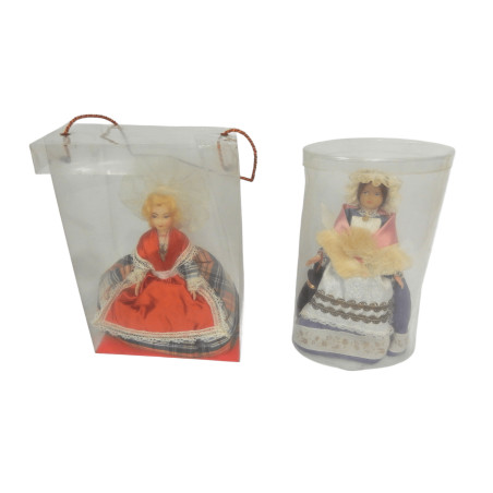 LOT DE 2 POUPEES FOLKLORIQUES ANCIENNES
