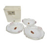 LOT 3 COUPELLES VERRE WALTHER GLAS Ø17,5CM DECOR ROSES