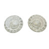 LOT DE 2 BOUGEOIRS EN VERRE