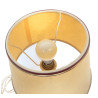 ANCIENNE LAMPE DE CHEVET PIED PORCELAINE DECOR FLEURS