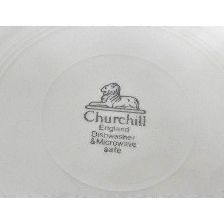 LOT 3 ASSIETTES PLATES Ø24CM CHURCHILL ENGLAND