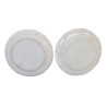 LOT 2 ASSIETTES DE DECORATION ANCIENNES LUNEVILLE ST CLEMENT