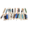 LOT 14 BOBINES CORDONNET DE SOIE GUTERMANN + 13 FONDS DE BOBINES