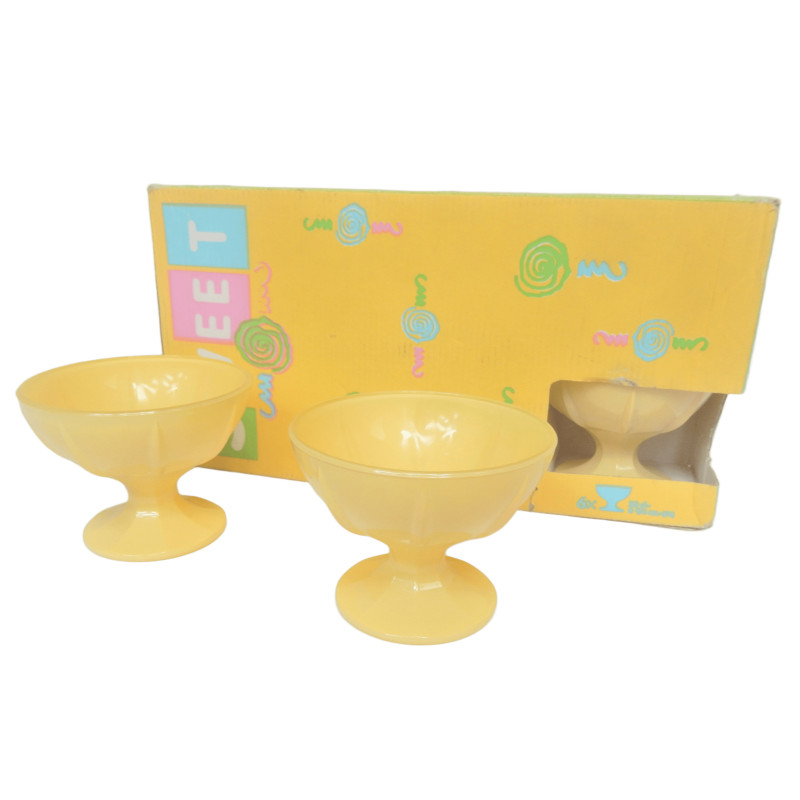 LOT 6 COUPES A GLACE DESSERT LUMINARC SWEET
