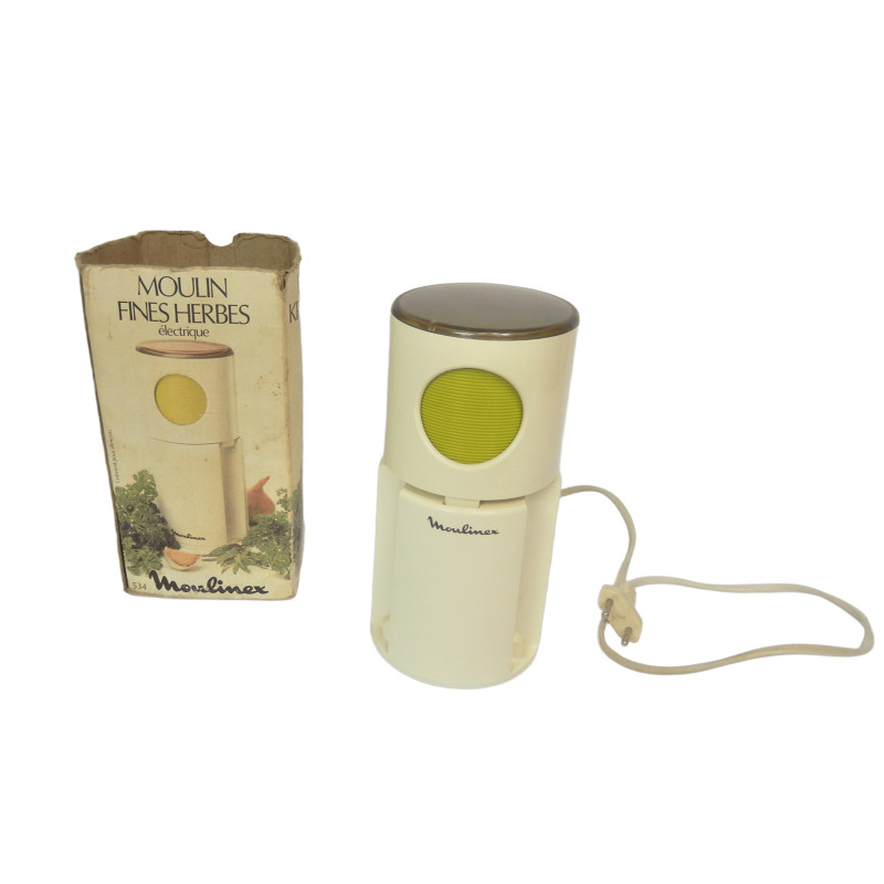 MINI HACHOIR MOULIN A FINES HERBES VINTAGE MOULINEX 534