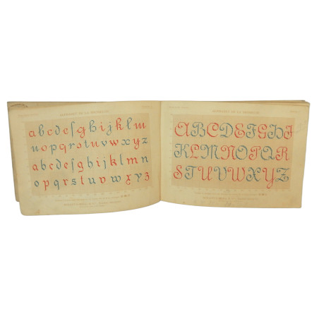 ANCIEN LIVRET ALPHABET DE LA BRODEUSE DMC