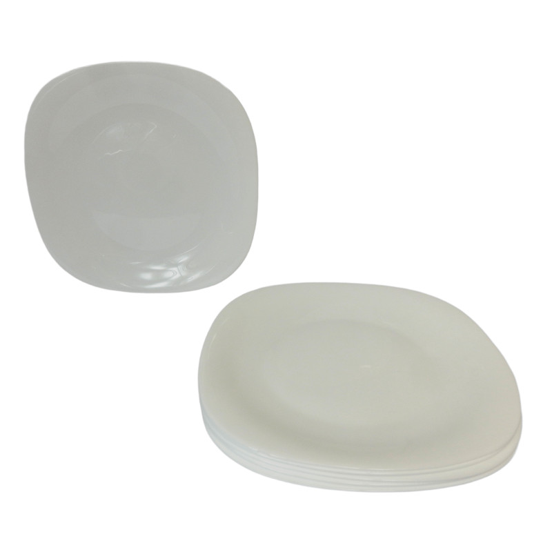 LOT 6 ASSIETTES PLATES BORMIOLI ROCCO MODELE PARMA