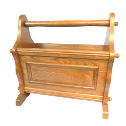 PORTE REVUES EN BOIS VERNI