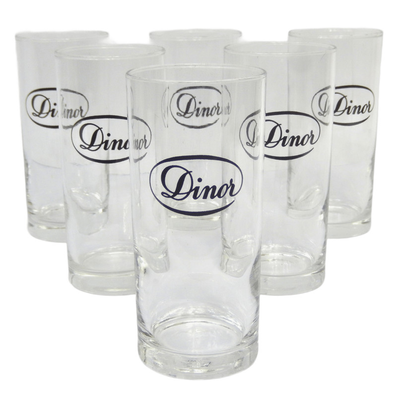 LOT 6 VERRES DINOR AMSTERDAM TUBE 27CL