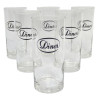 LOT 6 VERRES DINOR AMSTERDAM TUBE 27CL