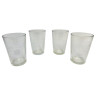 LOT 4 VERRES DECOR STRIES