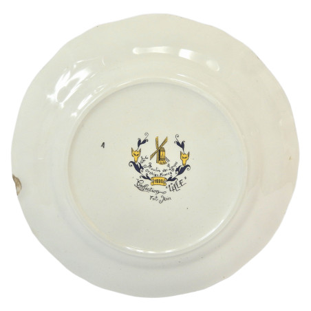 ASSIETTE MOULIN DES LOUPS COLLECTION LILLE SOLDATS DE L'EMPIRE