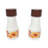 ENSEMBLE SALIERE POIVRIERE EN OPALINE VINTAGE