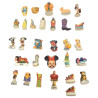 LOT DE 30 FEVES PORCELAINE ASSORTIES