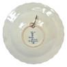 ASSIETTE FAÏENCE DE DELFT DECOR FLORAL BLEU Ø23,8CM