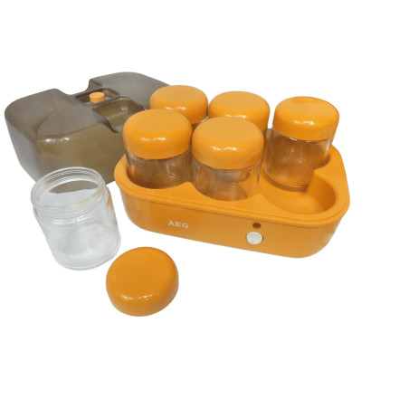 YAOURTIERE VINTAGE 6 POTS VERRE AEG