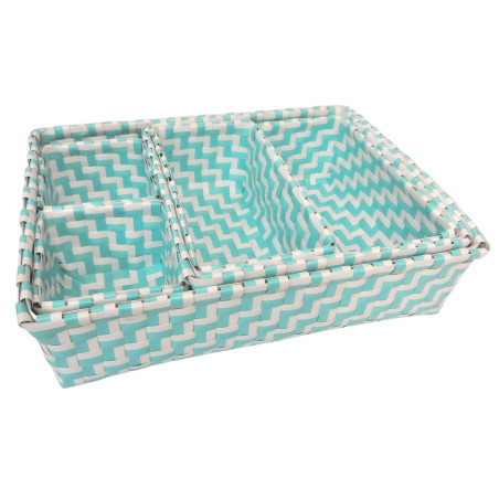 LOT 6 PANIERS DE RANGEMENT GIGOGNES POUR SALLE DE BAIN