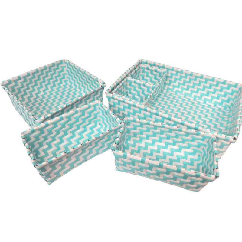 LOT 6 PANIERS DE RANGEMENT GIGOGNES POUR SALLE DE BAIN