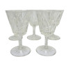 LOT 5 VERRES A LIQUEUR VMC REIMS MODELE CHAMPAGNE