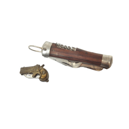 ANCIEN COUTEAU SUISSE MULTIFONCTIONS + MINI COUTEAU PISTOLET