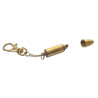 PORTE CLES BRIQUET A ESSENCE FORME BALLE DE FUSIL