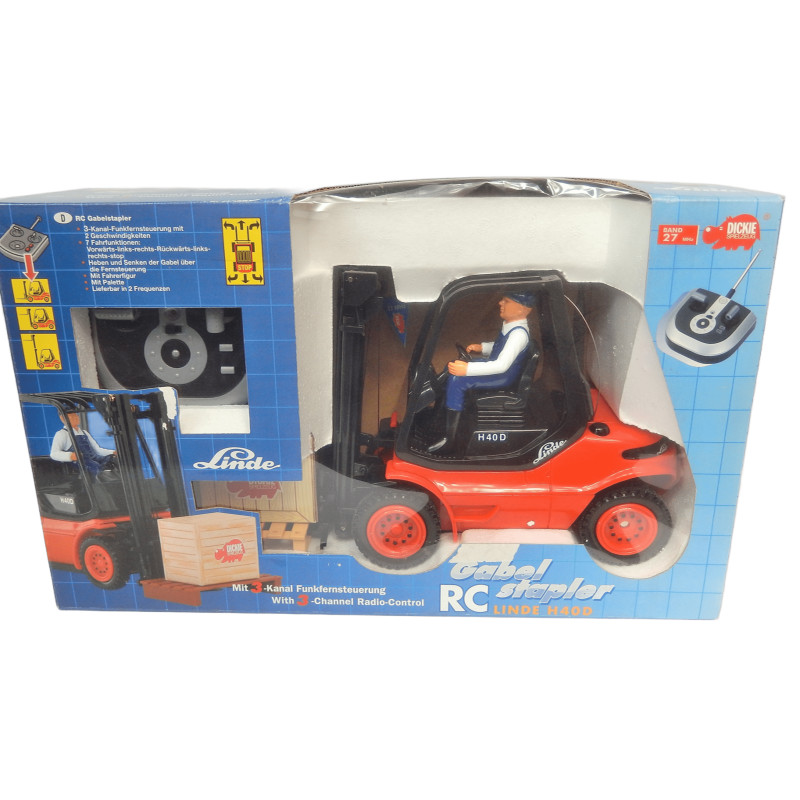 CHARIOT ELEVATEUR RADIO COMMANDE LINDE H40D