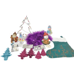 LOT DECORATIONS DE NOËL...