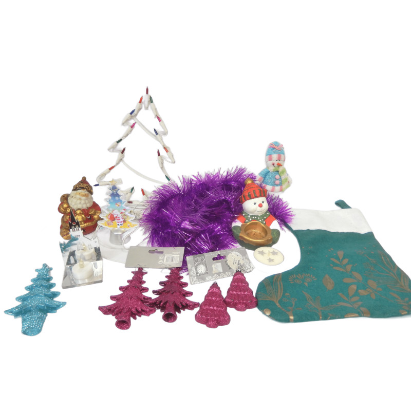 LOT DECORATIONS DE NOËL DIVERSES