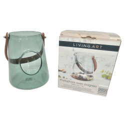 PHOTOPHORE VERRE FUME 17 CM...