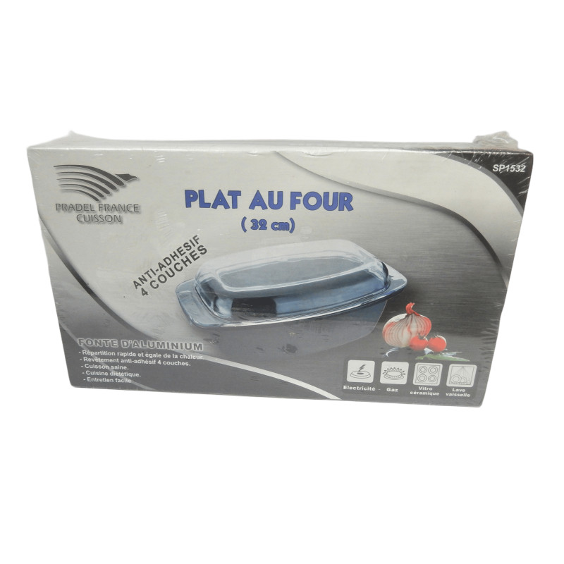 PLAT AU FOUR PRADEL 32 CM FONTE D'ALUMINIUM