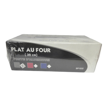PLAT AU FOUR PRADEL 32 CM FONTE D'ALUMINIUM