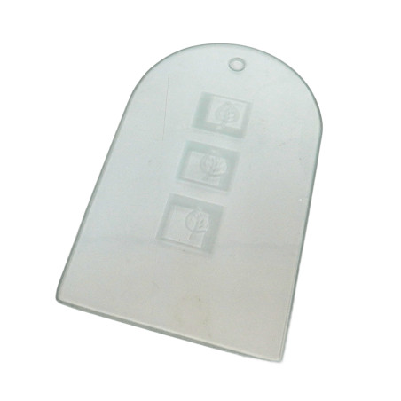 LOT 6 PLANCHES VERRE INDIVIDUELLES SUR SUPPORT METAL