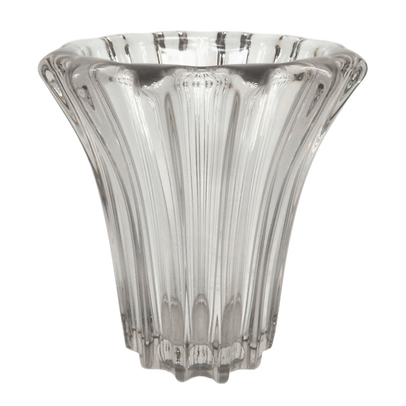 VASE ANCIEN EN VERRE HAUTEUR 16,1CM