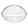 CORBEILLE A FRUITS OVALE EN METAL CHROMé