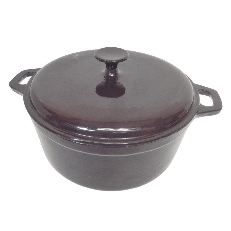 COCOTTE RONDE EN FONTE EMAILLEE Ø28CM