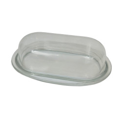 BEURRIER EN VERRE TRANSPARENT