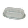 BEURRIER EN VERRE TRANSPARENT