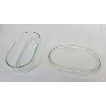 BEURRIER EN VERRE TRANSPARENT