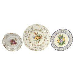 LOT 3 ASSIETTES DE...