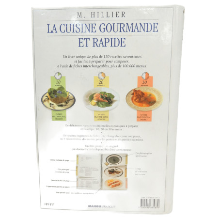 LIVRE LA CUISINE GOURMANDE ET RAPIDE 150 RECETTES