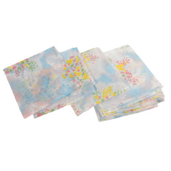 LOT 12 SERVIETTES BOUQUET...