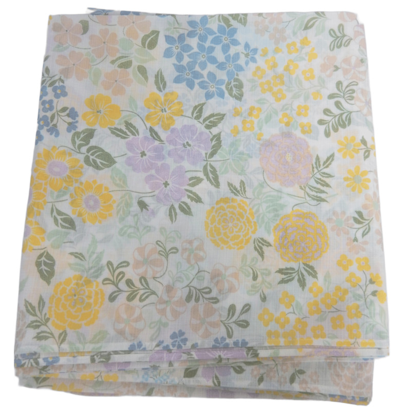 NAPPE FLEURS MULTICOLORES 150X300CM 100% POLYAMIDE