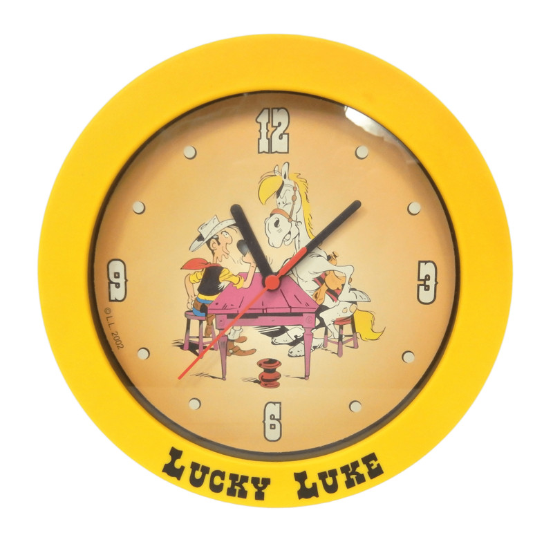 PENDULE HORLOGE MURALE QUARTZ LUCKY LUKE