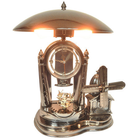 LAMPE TACTILE ORIGINALE SUR PENDULE ET BOITE A MUSIQUE