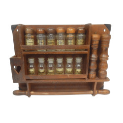 ETAGERE A EPICES EN BOIS 12...