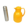 LOT 1 THERMOS 1L LEIFHEIT VINTAGE ET 1 THERMOS 1/2L INOX