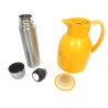 LOT 1 THERMOS 1L LEIFHEIT VINTAGE ET 1 THERMOS 1/2L INOX